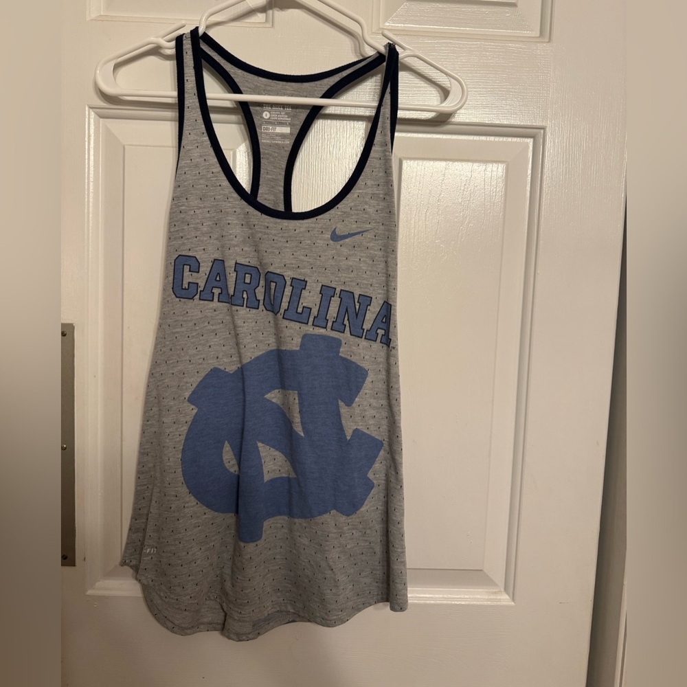 UNC Nike Gray Dri-FIT Tank